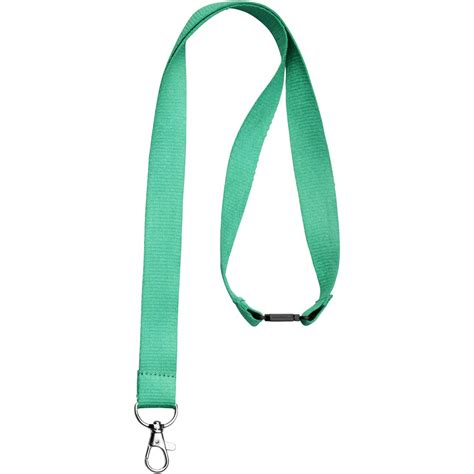 Printed Julian Bamboo Lanyard With Safety Clip Green Lanyard Armband