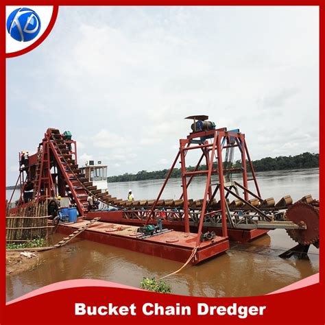 Keda Pumping Sand Bucket Chain Dredger China Sand Gold Dredger And