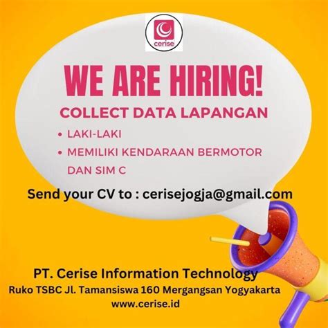 Lowongan Kerja Collect Data Lapangan Mobile Developer Fullstack