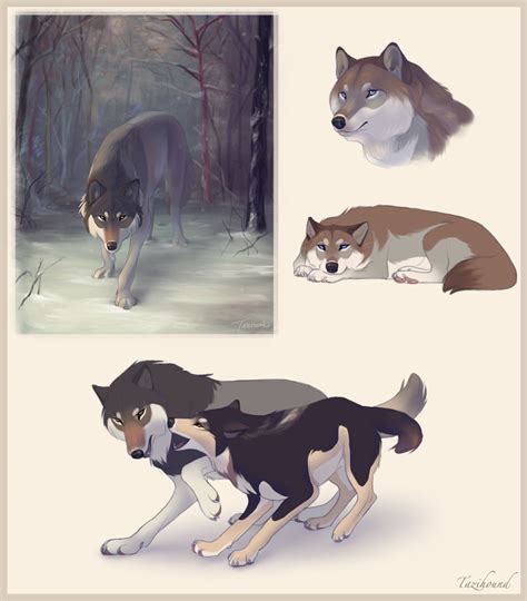 Wolves By Tazihound On Deviantart Wolf Art Dog Art Wolf Artwork