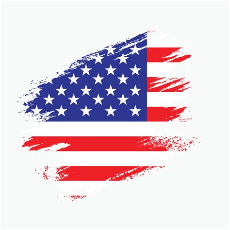 Abstract American grunge texture flag vector 14242008 Vector Art at ...