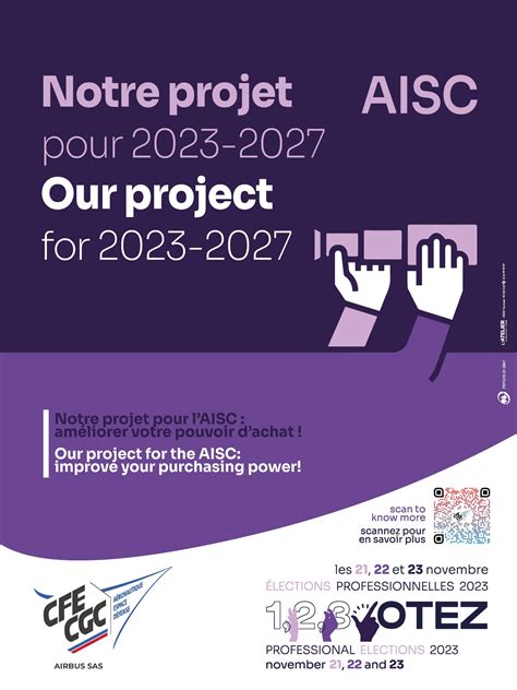 AISC Notre Projet Pour 2023 2027 Our Project For 2023 2027 My CFE