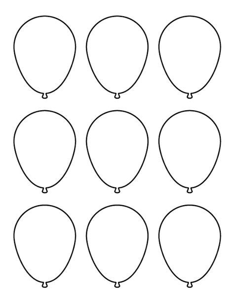 Balloons Pattern Use The Printable Pattern For Crafts Creating