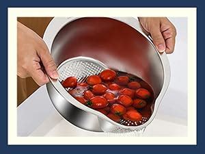 Amazon Rice Washer Strainer Bowl 4 In 1 Washing Bowl For Quinoa