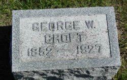 George Washington Croft 1852 1927 Homenaje De Find A Grave