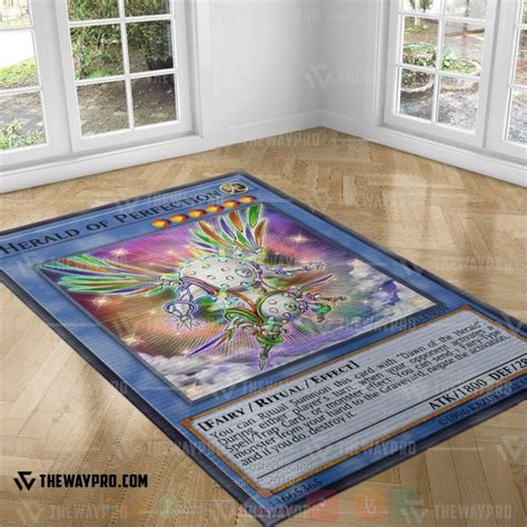 Hot Yu Gi Oh Anime Herald Of Perfection Rugs Express Your Unique