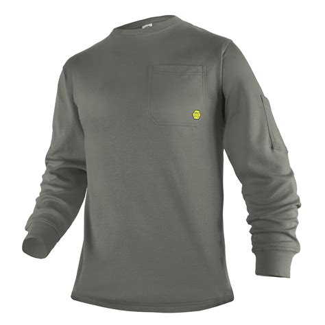 PTAHDUS FR Shirts for Men, 7.1oz Flame Resistant Clothing Long Sleeve