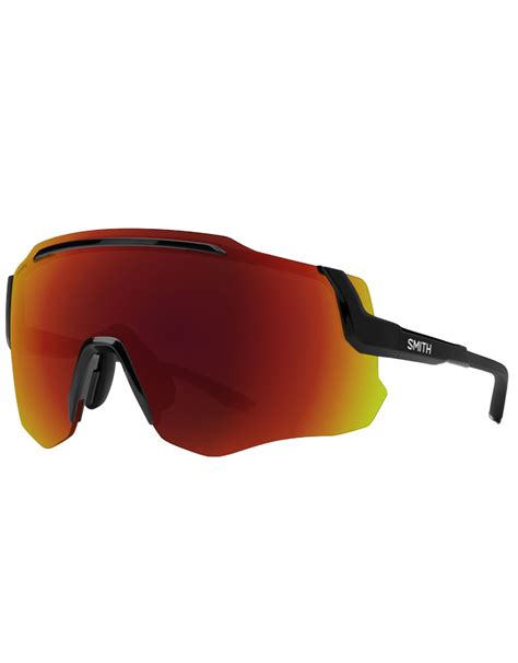 Smith Momentum Black Chromapop Red Mirror Sonnenbrillen Snowleader