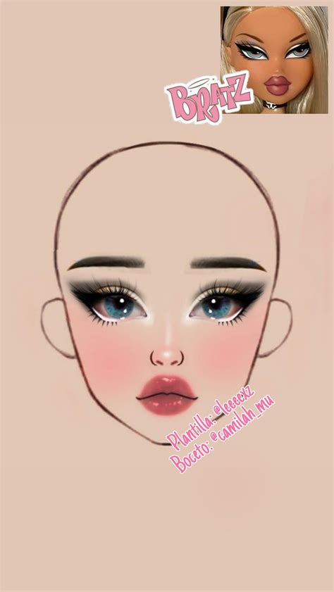 Boceto Maquillaje Bratz Ig Camilah Mu