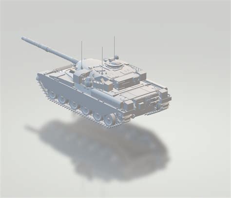 Chieftain Tank 3d Model 25 Obj Free3d