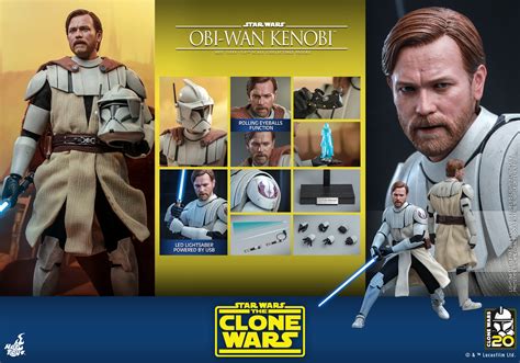 Star Wars The Clone Wars Obi Wan Kenobi By Hot Toys The Toyark News