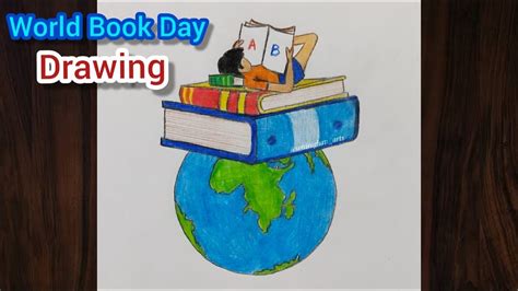 World Book Day Drawing World Book Day Poster World Book Day Drawing