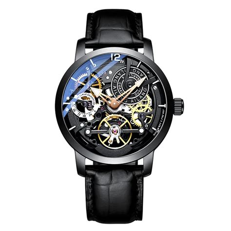 Watch Automatic Tourbillon Wrist Watches Men Mechanical Pilot Diver