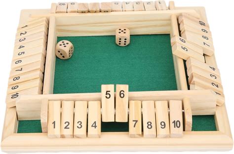 Juego De Dados Shut The Box Juego De Dados Familiares De A