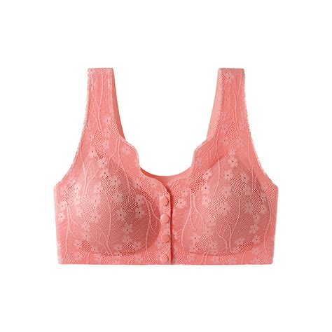 Amidoa Front Closure Girls Bras No Underwire Push Up Cute Bras T For Women M