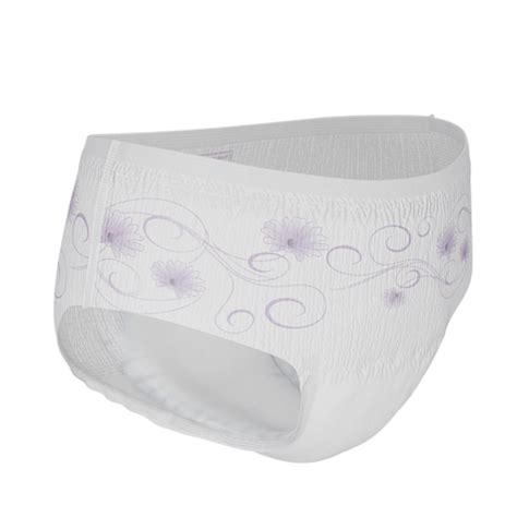 Tena Silhouette Womens Incontinence Underwear In Stylish White