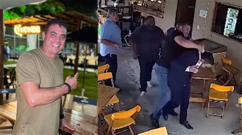 Ex BBB Dhomini é filmado agredindo homens em bar de Goiânia veja