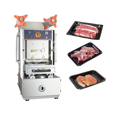 Vacuum Skin Packaging Machine For Meat Pork Beef Chincken China Tray