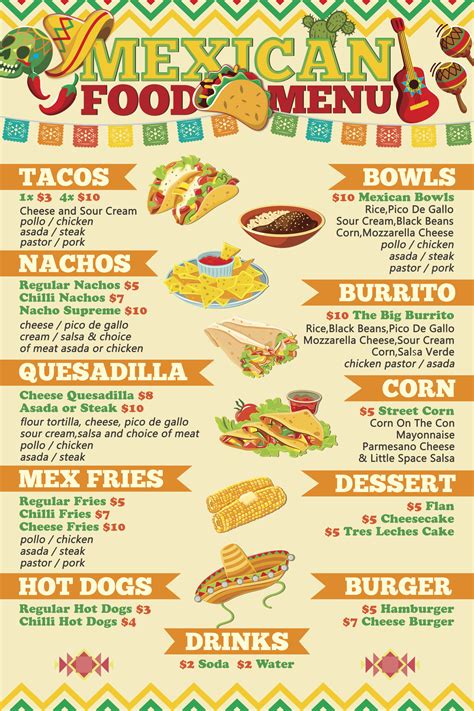 Mexican Street Food Vendor Mexican Food List Mexican Fast Food