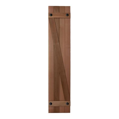 Design Craft Millworks Grayson In X In Cedar Z Pattern Board