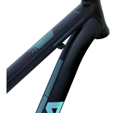 Quadro Rava Pressure Mtb Aro Alum Nio Tam Preto Azul Gl Ria