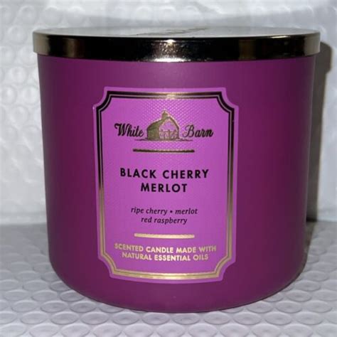 Bath And Body Works Black Cherry Merlot 3 Wick Candle EBay