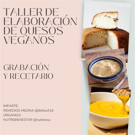 Taller De Elaboración De Quesos Veganos Nutrebienestar