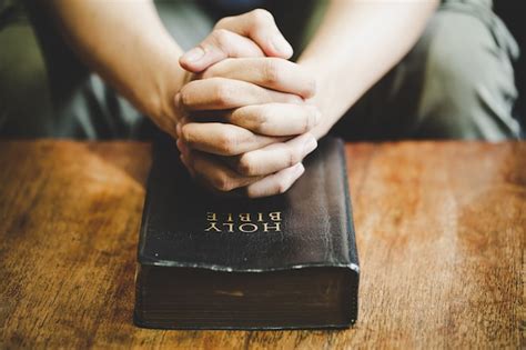 Free Photo Spirituality And Religion Hands Folded In Prayer On A