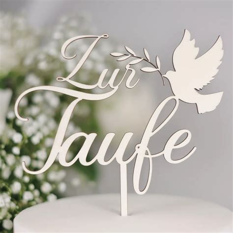 Cake Topper Zur Taufe Tortenheld