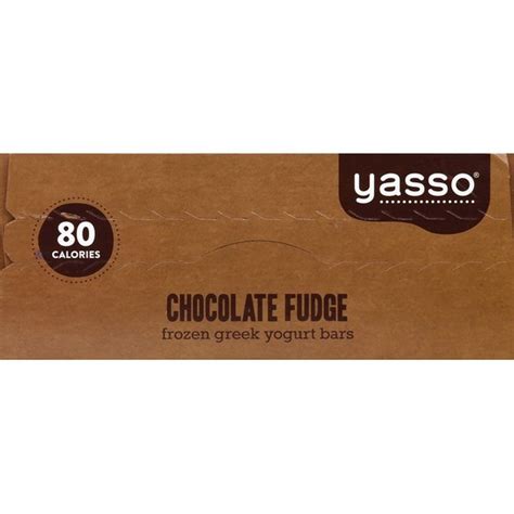 Yasso Frozen Greek Yogurt Chocolate Fudge Bars 4 Pack 4 Each From Schnucks Instacart