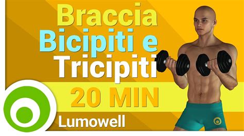 Esercizi Per Le Braccia Con Pesi Bicipiti E Tricipiti A Casa YouTube