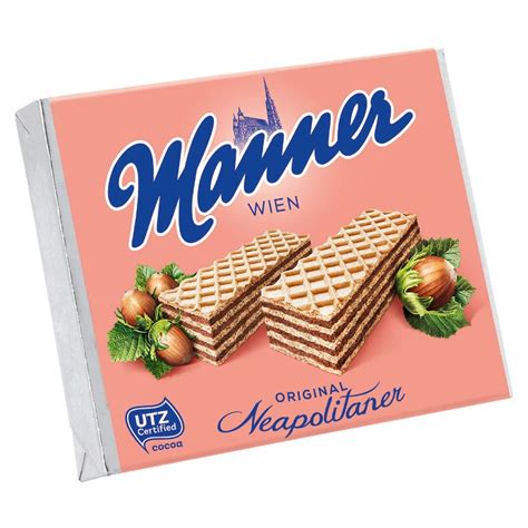 Manner Neapolitaner Original Schnitten Haselnuss Mit Kakao