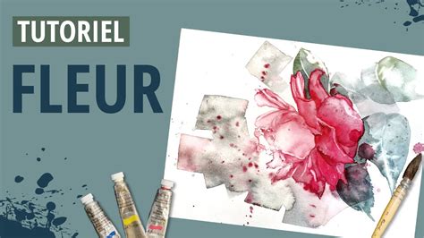 TUTO Fleur à l aquarelle Apprendre la technique par l exemple YouTube