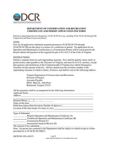 Form Dcr199 192 Fill Out Sign Online And Download Printable Pdf