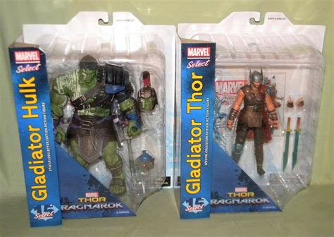 Gladiator Hulk And Thor Ragnarok Marvel Select 7 Scale Figure Diamond In