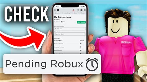 How To See Pending Robux On Mobile Full Guide YouTube