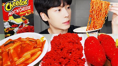 Asmr Mukbang Fire Noodles