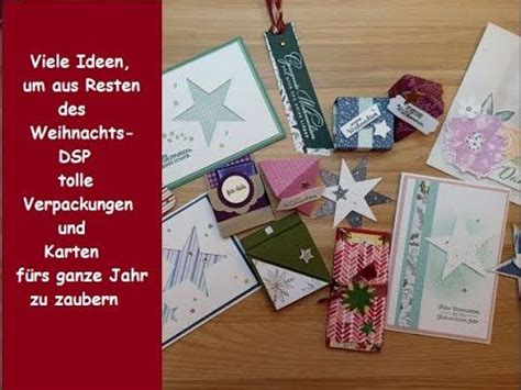 Mit Designerpapier Resten Tolle Verpackungen Und Karten Zaubern F Rs