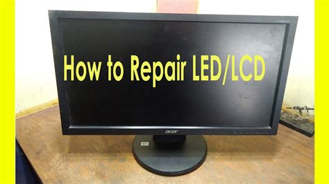 How To Repair Computer LED LCD Moniter How To Open LED LCD