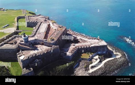 Aerial view of Castillo San Felipe del Morro in San Juan, Puerto Rico Stock Photo - Alamy