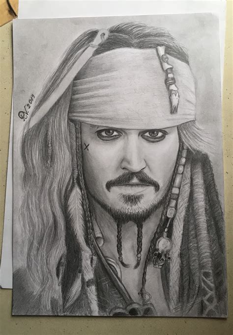 Sketch Of Captain Jack Sparrow By Leonjie On Deviantart Images And