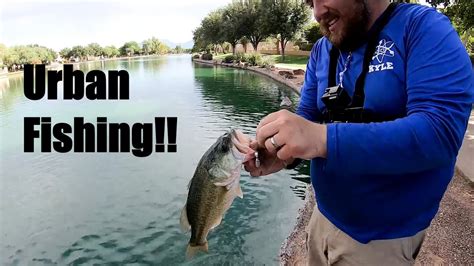 Fishing Urban Spots For SUPER Aggresive Bass Pond Hopping YouTube