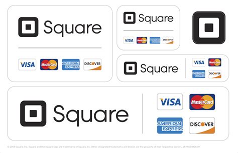 Printable We Accept Credit Card Signs