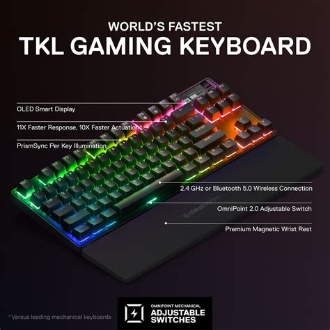 Steelseries Apex Pro Tkl Rgb Tenkeyless Hypermagnetic