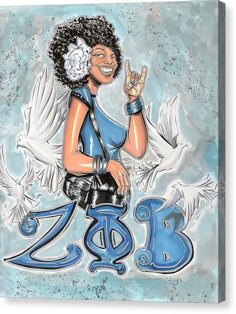 Zeta Phi Beta Painting At Explore Collection Of Zeta Phi Beta Painting