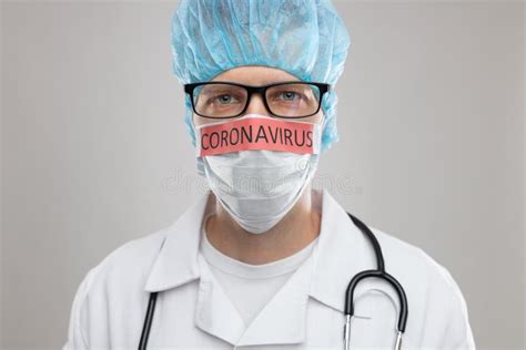 Doctor with a Respiratory Mask Fighting the Deadly Coronavirus Covid-19 Epidemic Stock Image ...