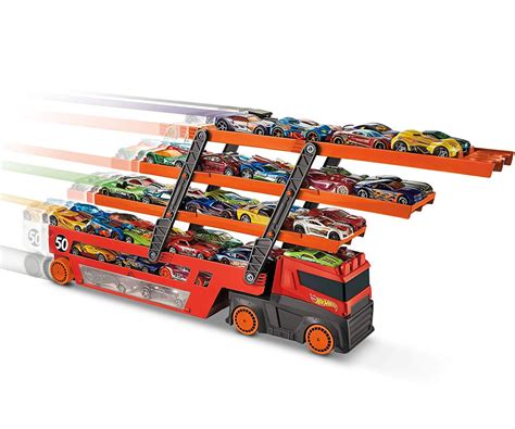 Hot Wheels Мега транспортьор автовоз КОМСЕД