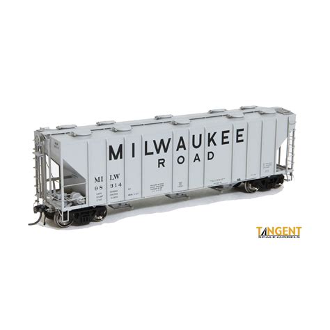 Tangent Ho Ps Cd Covered Hopper Milwaukee Road Gray Spring