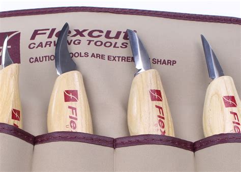 Flexcut Carving Knife Set 4 Piece Kn100 Toolnut