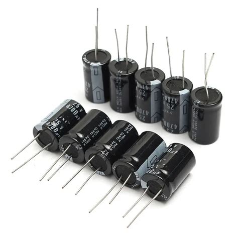 Hot Sale Pcs Uf V C Electrolytic Capacitor X Mm